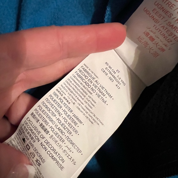 Nike basketball Elite blue and black hooded jacket and pants set toddler 2T EUC - Picture 9 of 16